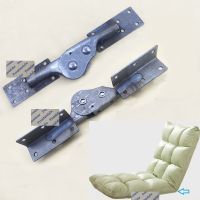 2Pcs(1Pair) Folding Ratchet Sofa Hinge Chair Hinge For Armrest Backrest 5 Positioned welded Mounting L Plate