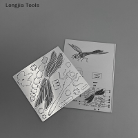 Longjia Tools แมลงปอ3D สแตนเลสชุดสร้างแบบจำลองแบบทำมือของเล่นผู้ใหญ่ของขวัญวันเกิดทำมือของเล่นประกอบ diorama