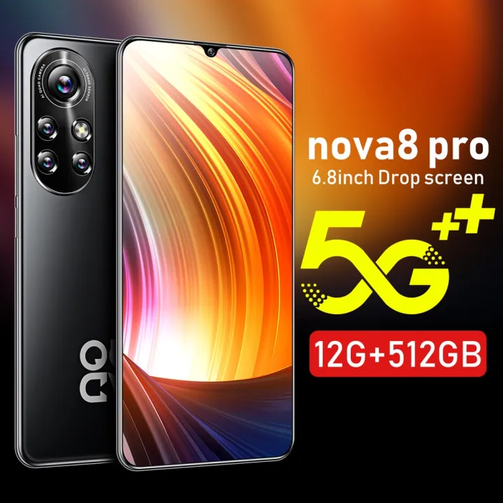 Brand New】hauwei Cellphone 2021 Latest Nova8 pro official Smartphone 6.