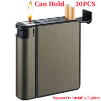 2-in-1 Can Disassemble Lighter Cigarett Box for 20 Cigarete Thickened Moisture-proof Smke Case Accessories