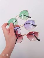 Ulzzang women beach sunglasses with real photo