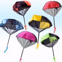 Hand Throwing Parachute Kid Mini Soldier Outdoor Funny Toy Game Play Educational Toys for Children Fly Parachute Child Sport Toy