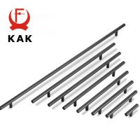 KAK 2" ~ 24 Kitchen Door T Bar Straight Handle Knobs Cabinet Pull Diameter 10mm Stainless Steel Handles Furniture Hardware Door Hardware