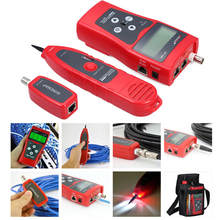 keykits-noyafa-multi-functional-lcd-network-cable-tester-high-precision-line-finder-coaxial-line-tester-rj11-rj45-wire-length-finder-with-1-remote-adapter