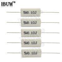 10PCS 5W Cement resistance 0.1 10k ohm 0.33R 1R 10R 100R 0.22 0.33 1 10 100 1K 10K ohm Cement resistor