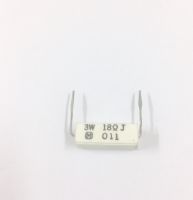 5ชิ้น 18ohm 3W 5% Resistor ตัวต้านทาน กระเบื้อง 18โอห์ม 3วัตต์ ค่าความผิดพลาด+-5% อะไหล่อิเล็กทรอนิกส์