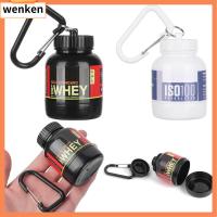 WENKEN 100ML ขวดกีฬา เครื่องมือกลางแจ้ง ขวดผงโปรตีน ช่องทางสุขภาพโฆษณา ผู้ถือยา ถ้วยน้ำขนาดเล็ก