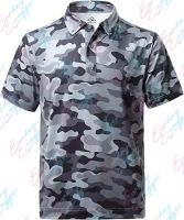 Sunday Swagger Camouflage Golf Shirt Mens T-shirt Badminton Football Short-Sleeved Shirt Breathable Shirt Fishing Polo Shirt Towels