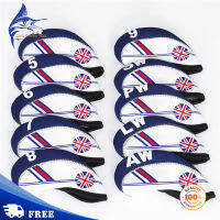 Litake Outdoors Mall 10ชิ้น/เซ็ตเหล็กหัวเสากอล์ฟปลอกหมวกฝาครอบป้องกันหัวไม้กอล์ฟ