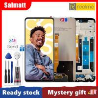 Salmatt 6.72 ต้นฉบับสำหรับ OPPO Realme C55 RMX3710ชิ้นส่วนจอสัมผัสแอลซีดีของเครื่องแปลงดิจิทัล RealmeC55อะไหล่เปลี่ยนจอ LCD