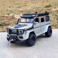 1:24 Benz การผจญภัย G550 4X4 ² รถโลหะผสมหล่อตายโมเดลรถของเล่นเสียงและแสงของเล่นเด็กของขวัญ