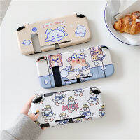 เคสป้องกัน Nintendo Switch /Switch Lite Host เคสฝาครอบป้องกันการดูดซับแรงกระแทก IMD รูปการ์ตูนส่วนบุคคลและเปลือกด้ามจับกันตกสามารถสอดเข้าไปในฐานซิลิโคนนิ่มแยกได้