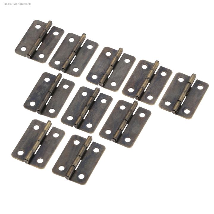 dreld-10pcs-antique-cabinet-hinges-furniture-accessories-jewelry-boxes-decorative-hinge-furniture-fittings-for-cabinets-25x18mm