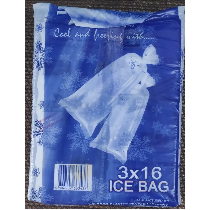 1000pcs PLASTIC ICE BAG 3x16 Lazada PH