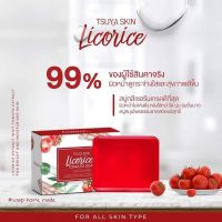 สบู่รากชะเอม tsuya skin รักษาฝ้า หน้าขาวกระจ่างใส 1ก้อน