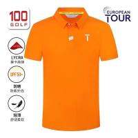 EuropeanTour1 ใหม่กอล์ฟเสื้อยืดแขนสั้นบางกีฬาฤดูร้อนหลวมเสื้อโปโลระดับไฮเอนด์ W.ANGLE Odyssey Mizuno Titleist✻✈