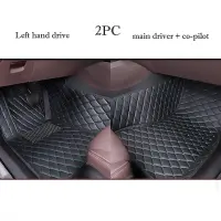 front row 2 seats car floor mats for Land Rover defender Discovery 3 4 Rover Range Evoque Sport Freelander floor mats for cars