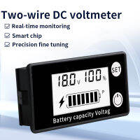 ดิจิตอลโวลต์มิเตอร์แอมมิเตอร์พลังงานพลังงานเมตร DC Wattmeter LED ไฟฟ้าเมตรที่มีอุณหภูมิปลุก DC 8-100โวลต์