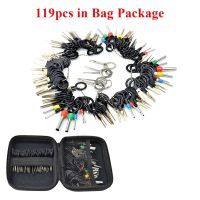 ✥❦ 76/100/119pcs in Bag Auto Repair Key Set Terminal Removal Tool Car Electrical Wire Crimp Connector Pin Needle Extractor Kit Plug