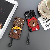 LG K4 K5 K8 K9 K10 2016 2017พาวเวอร์ K11บวกกับ K20 K30 2019 K22 + K31เคสหมีสีน้ำตาลเคสโทรศัพท์กันกระแทก