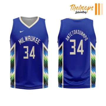 THL The Nba Milwaukee Bucks Full Sublimation Jersey