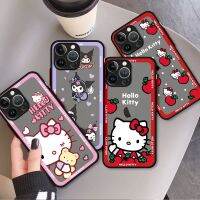 【YF】❃  iPhone 14 13 12 X XS XR 7 8 6s Silicone Matte Coque Kuromi Cinnamoroll