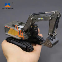 HUINA รุ่นรถของเล่น164 1 50โลหะรถขุด Diecast Static รุ่นรถบรรทุก Crawler วิศวกรรมรถคอลเลกชันเด็ก Gift