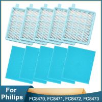 เครื่องกรอง Hepa สำหรับ Philips FC8470 FC8471 FC8472 FC8473 FC8474 FC8476 FC8477เครื่องดูดฝุ่นชิ้นส่วนชุดตัวกรอง