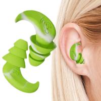 Swimming Earplugs Shark Fin Design Silicone Ear Plug Reusable Noise Cancelling Ear Plugs For Swimming Snoring Concerts Work Nois Accessories Accessori