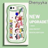 Chenyyyka เคสเคสสำหรับ Honor V30 V20โปรลายการ์ตูนดินสอสีชินชินเพื่อนสีสันครีมคลื่นเคสโทรศัพท์แบบใสนิ่มแฟชั่นเคสป้องกันซิลิโคนเลนส์กล้องถ่ายรูปเคสโปร่งใสกันกระแทก