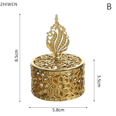 ZHIWEN 1ชิ้น2023ใหม่กล่องขนมแบบกลวงสไตล์ยุโรปกล่องพลาสติกสีทองกล่องของขวัญปาร์ตี้งานแต่งงานกล่องของขวัญงานเลี้ยงเด็ก