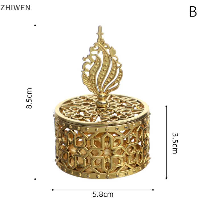 zhiwen-1ชิ้น2023ใหม่กล่องขนมแบบกลวงสไตล์ยุโรปกล่องพลาสติกสีทองกล่องของขวัญปาร์ตี้งานแต่งงานกล่องของขวัญงานเลี้ยงเด็ก