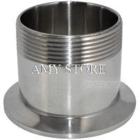 ∈ 2 DN50 Sanitary Male BSP Threaded Pipe Fitting to TRI CLAMP (OD 77.5mm) Ferrule SS304