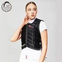 Unisex ผู้ใหญ่ผู้หญิงขี่ม้า Body Protector Man Equestrian Vest Thicken 1.5ซม. ม้าเกราะขี่ม้า Protection