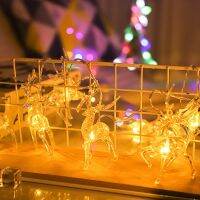 ↂ卍✑  Cross-border wholesale led elklights string of sika deer modelling light bedroom festival decoration lights