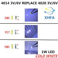 50ชิ้น/ล็อต4014 4020ชิพ-2เม็ด Led แบบ Smd ขาวเย็น150ma 1W 6V 3V สำหรับทีวี/จอ Lcd