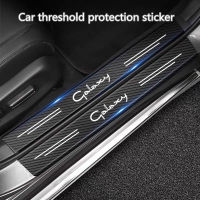 【Cw】DIY Carbon Fiber Car Sticker Auto Door Threshold Side Anti Scratch Tape Waterproof Decal Film For Ford Galaxy MA6 2011 2015 2016hot