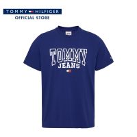 Tommy Hilfiger เสื้อยืดแขนสั้นผู้ชาย รุ่น DM0DM16831 C9B - สีน้ำเงิน