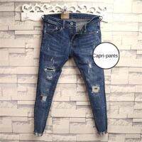 【YD】 Wear Men Luxury Fashion Korean Hip-hop Jeans Streetwear Beggar Feet Pants