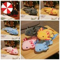 FDSFVDXGS Axolotl ที่มีสีสันใหม่ตุ๊กตาหนานุ่มปลาพลัสชี่ซาลาแมนเดอร์ตุ๊กตาของเล่นของขวัญวันเกิดเด็กปุย