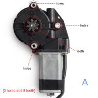 3 Hole 8ฟัน3ซี่8ซี่ A 24V AZGIANT 12V/24V 3รู8เกียร์/ฟันรถยนต์ไฟฟ้ามอเตอร์ที่ยกหน้าต่างกระจกไฟฟ้าตัวควบคุมมอเตอร์ซ้าย/ขวา Torx Pinion -น้ำยาล้างเซ็นเซอร์ออกซิเจน