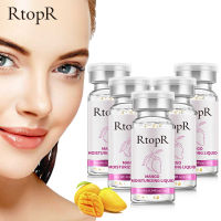 RtopR 5PCS FDA มะม่วงให้ความชุ่มชื้นของเหลวกระจ่างใส &amp;ผิวขาวกระจ่างใส Mango Moisturizing Liquid 10ml