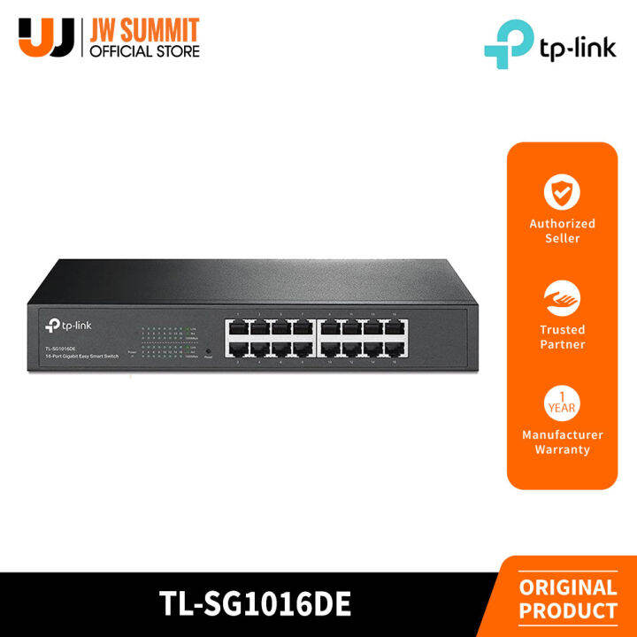 TPLink TLSG1016DE 16Port Gigabit Easy Smart Switch, Plug & Play