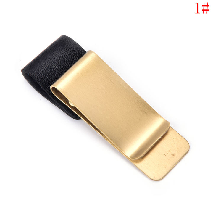 LSHUO Metal PU Leather Pen Holder Useful Clip Pen Traveler Notebook ...