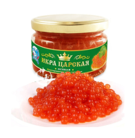 (High Quality) Russian Imported Salmon, Red Caviar, Sushi, Western Food, Instant Seafood-220g