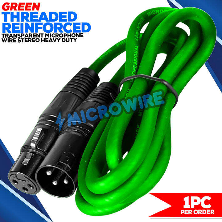 Premium 3Pin Male XLR to Female XLR Microphone Cable Plug for Audio