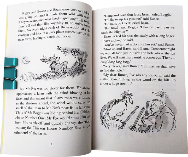 english-original-fantasy-mr-fox-the-great-mr-fox-the-great-father-of-the-fox-roald-dahl-young-childrens-literature-novels-chapter-book