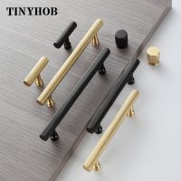 Brass Furniture Handles Modern Nordic Pulls Wardrobe Dresser Cupboard Cabinet Drawer Shoe Box Wine Bar Knobs