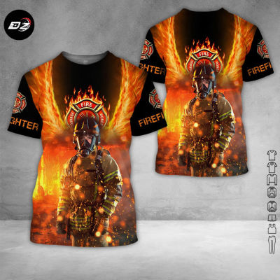 2023 Firefighter 3D All Over Printed Clothes CG483