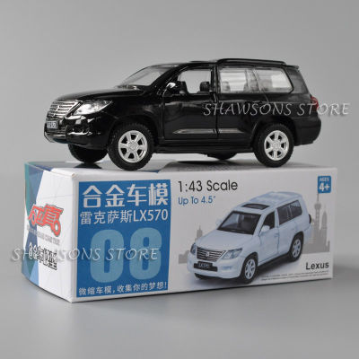 1:43 Scale Diecast Metal Model Lexus LX570 SUV Pull Back Toy Car Collection